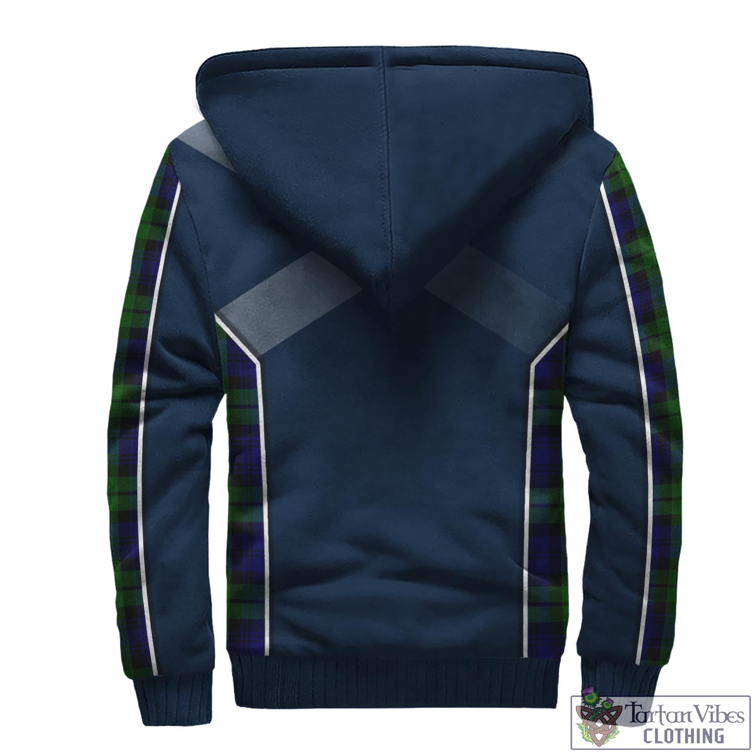Tartan Vibes Clothing Bannatyne Tartan Sherpa Hoodie with Family Crest and Lion Rampant Vibes Sport Style