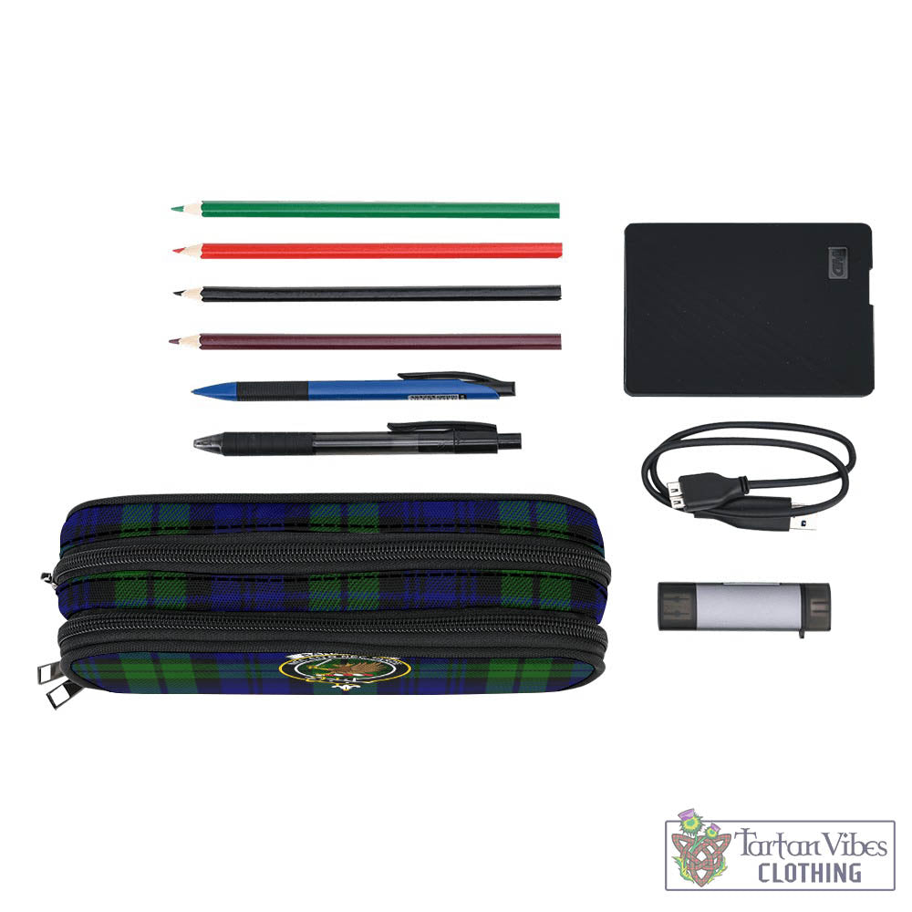Tartan Vibes Clothing Bannatyne Tartan Pen and Pencil Case with Family Crest