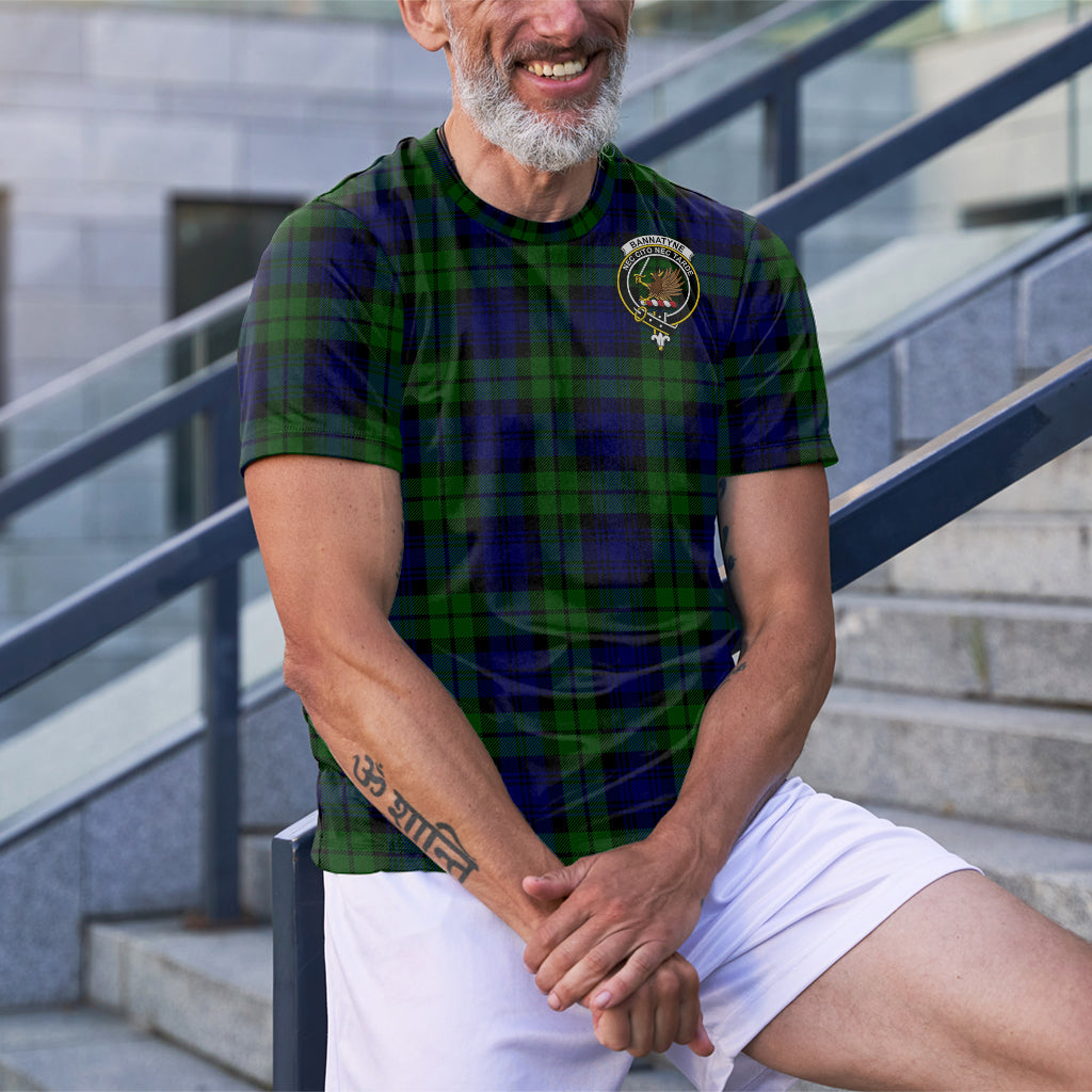 Bannatyne Tartan T-Shirt with Family Crest - Tartan Vibes Clothing