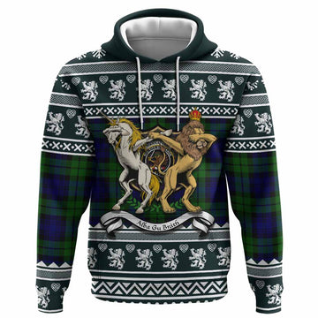 Bannatyne Clan Tartan Crest Christmas Hoodie Coat of Arms Funny Style - Tartan Vibes Clothing