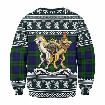 Bannatyne Clan Tartan Crest Christmas Sweatshirt Coat of Arms Funny Style - Tartan Vibes Clothing