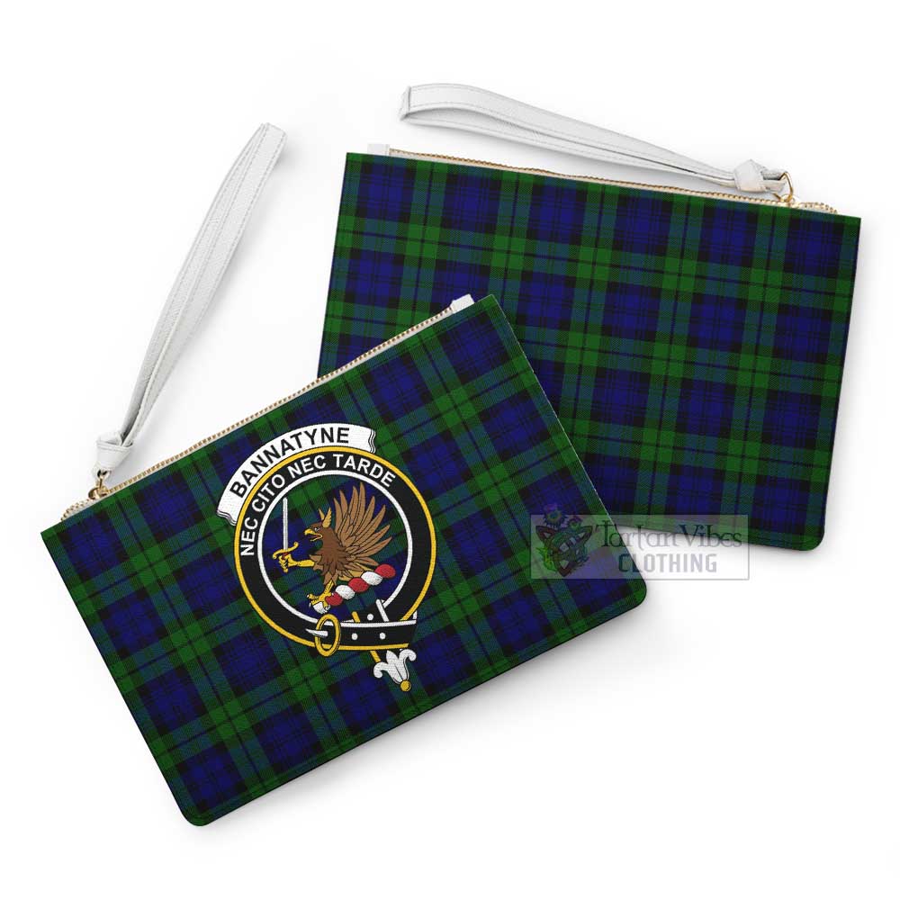 Tartan Vibes Clothing Bannatyne Family Crest Tartan Clutch Bag