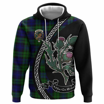 Bannatyne Family Crest Tartan Hoodie Alba Thistle Inspired - Tartan Vibes Clothing