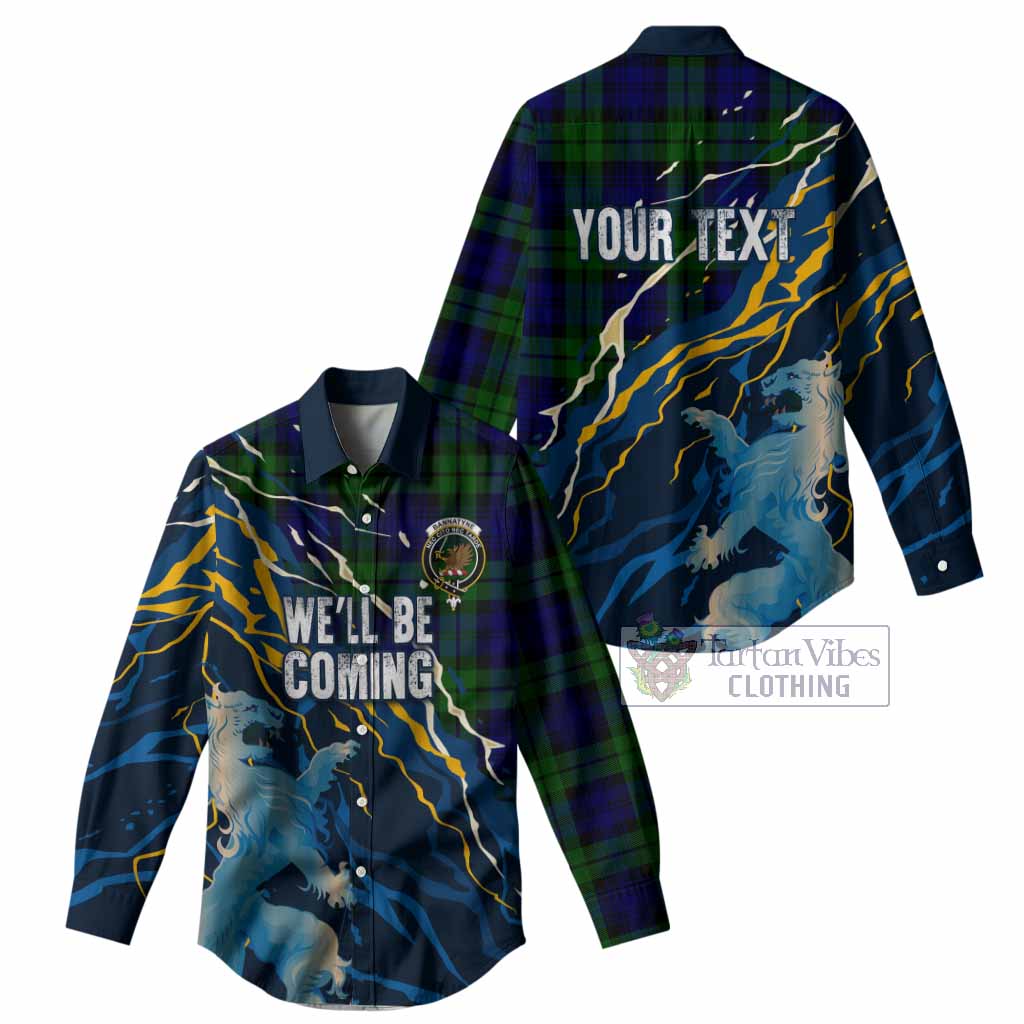 Bannatyne Scotland Tartan Women Casual Shirt WC2026 Football - We'll Be Coming