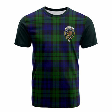 Bannatyne Tartan Accent Cotton T-shirt with Family Crest