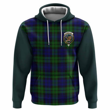 Bannatyne Tartan Accent Hoodie with Family Crest