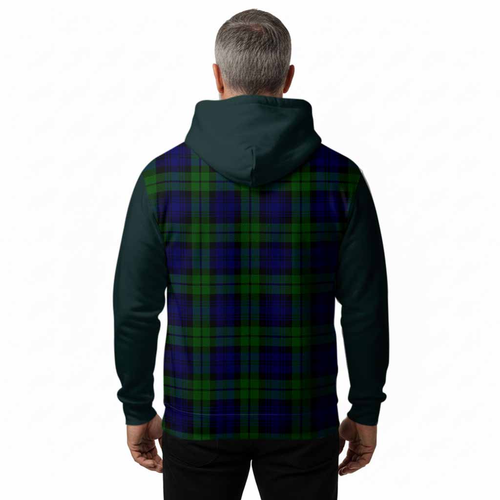 Bannatyne Tartan Accent Hoodie with Family Crest