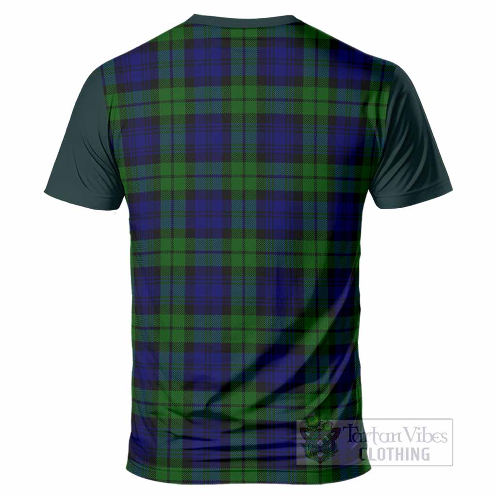 Bannatyne Tartan Accent T-Shirt with Family Crest