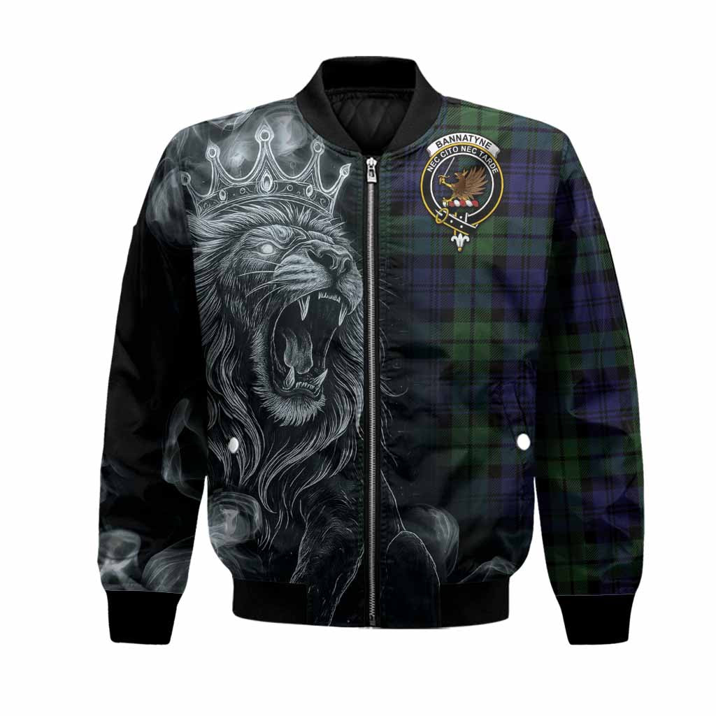 Bannatyne Tartan Bomber Jacket Roaring Lion Heritage