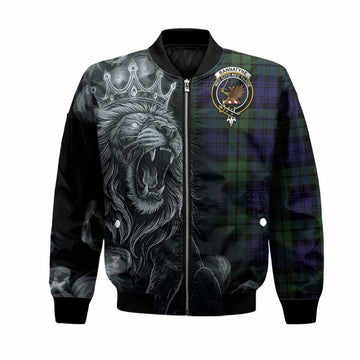 Bannatyne Tartan Bomber Jacket Roaring Lion Heritage
