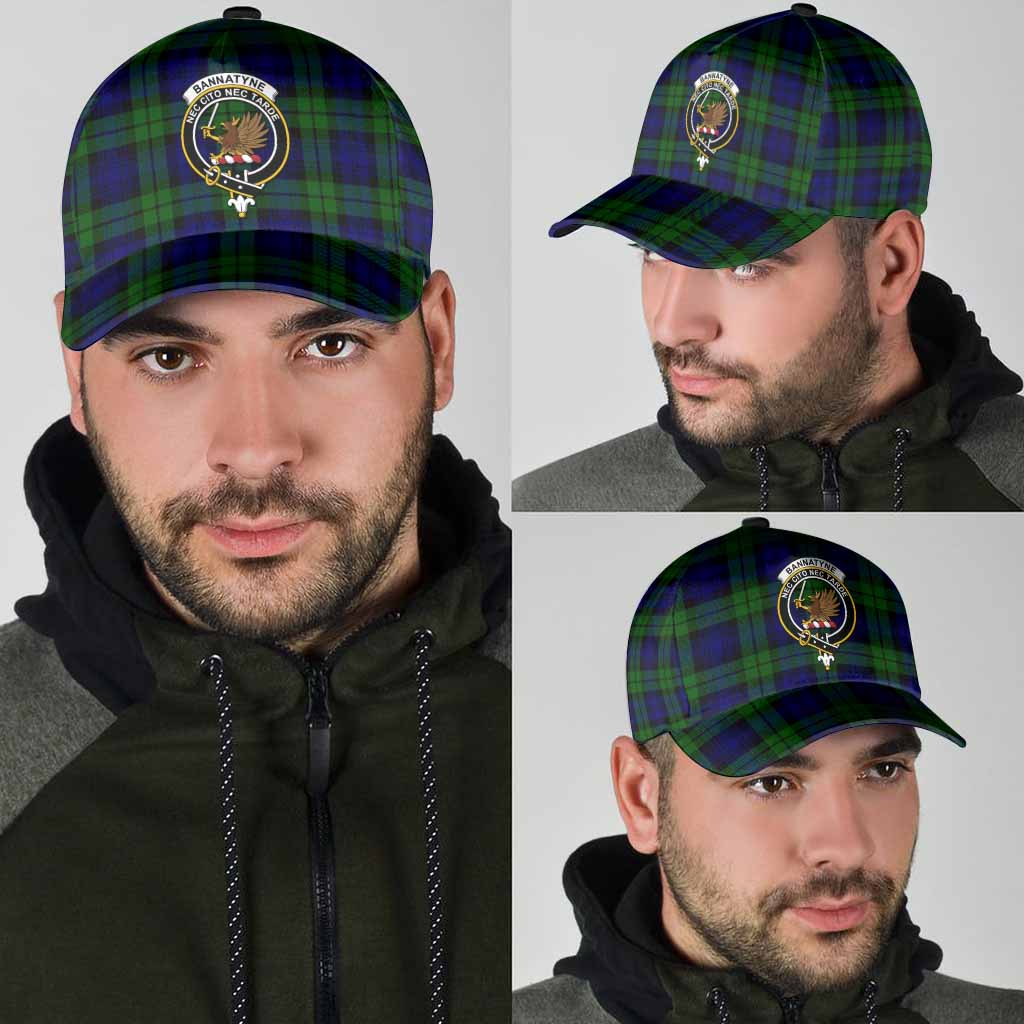 Bannatyne Tartan Classic Cap with Family Crest