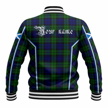 Bannatyne Tartan Crest Baseball Jacket Scotland Coat of Arm Flag Style - Tartan Vibes Clothing