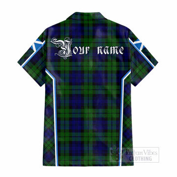 Bannatyne Tartan Crest Cotton Hawaiian Shirt Scotland Coat of Arm Flag Style - Tartan Vibes Clothing