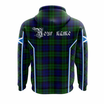 Bannatyne Tartan Crest Hoodie Scotland Coat of Arm Flag Style - Tartan Vibes Clothing