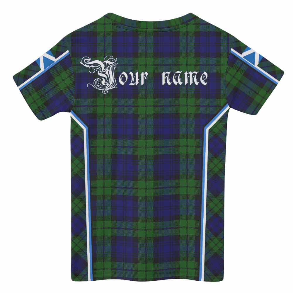 Bannatyne Tartan Crest Kid T-shirt Scotland Coat of Arm Flag Style - Tartan Vibes Clothing