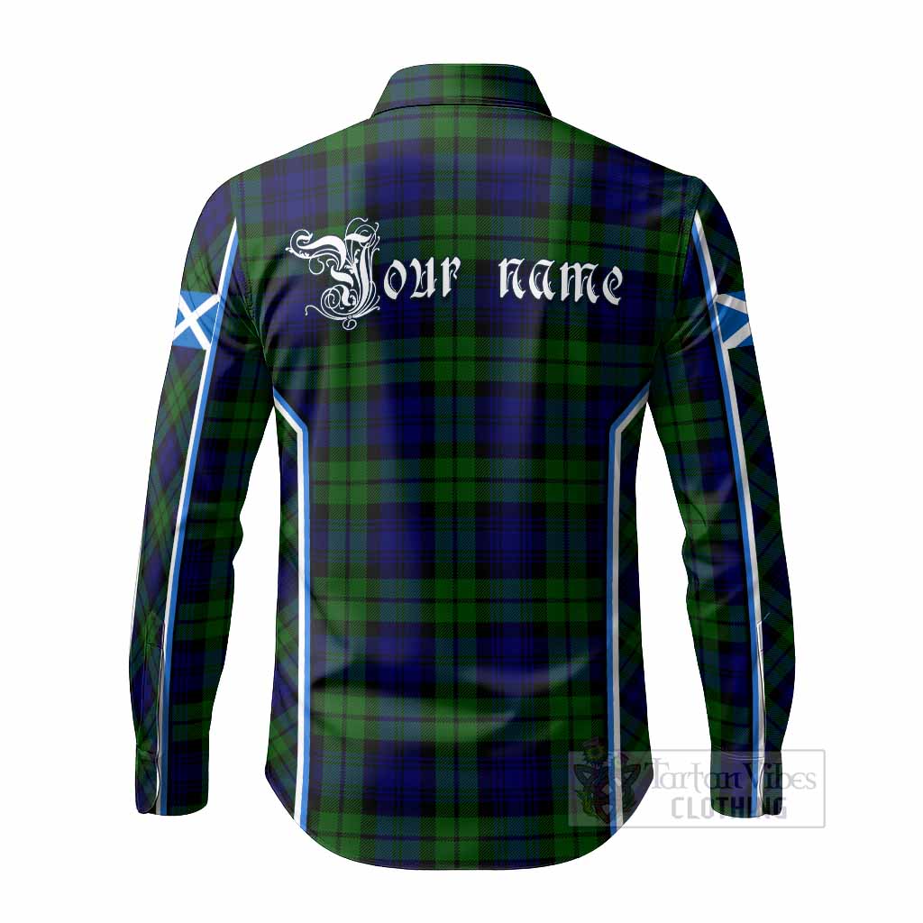 Bannatyne Tartan Crest Long Sleeve Button Shirts Scotland Coat of Arm Flag Style - Tartan Vibes Clothing