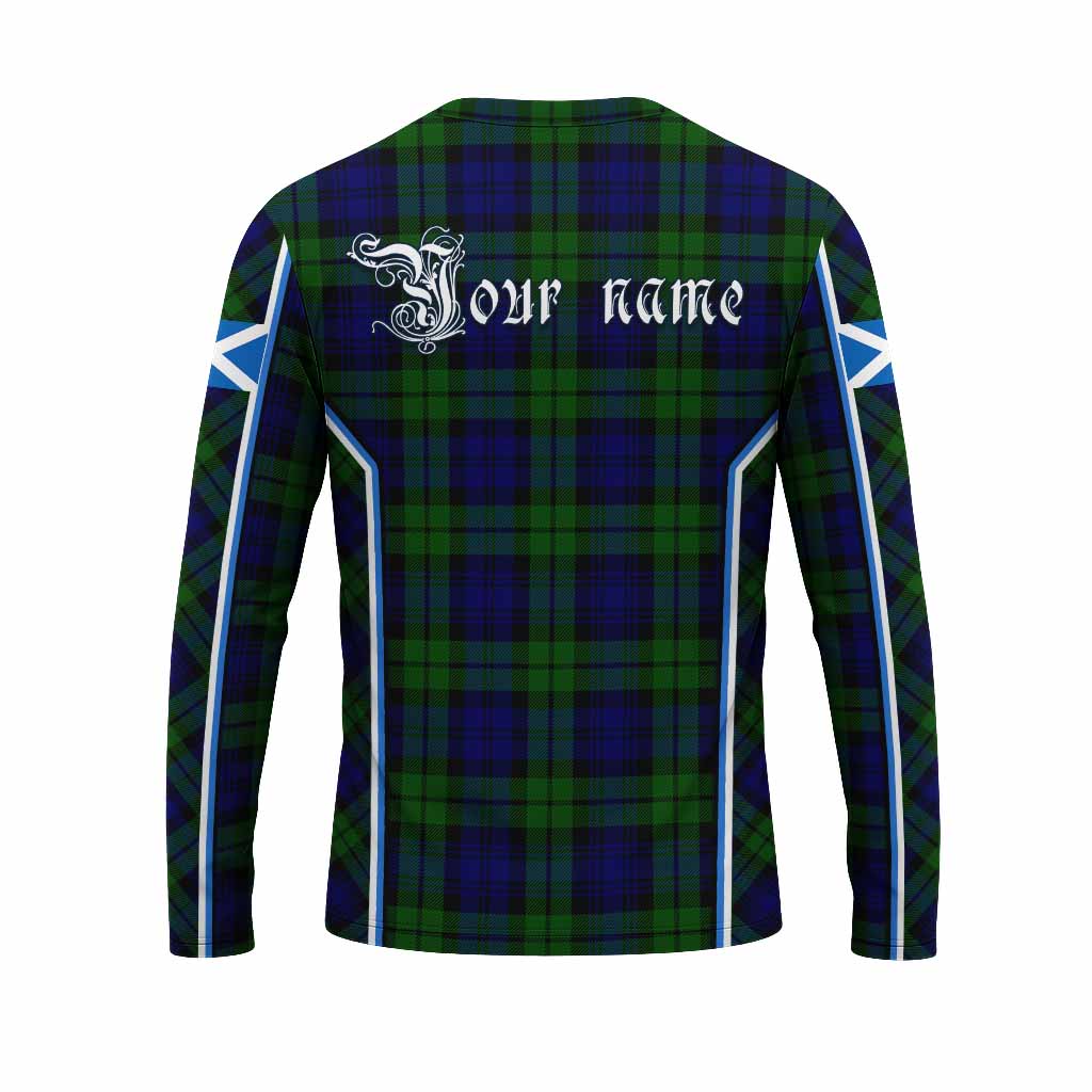 Bannatyne Tartan Crest Long Sleeve T-Shirt Scotland Coat of Arm Flag Style - Tartan Vibes Clothing