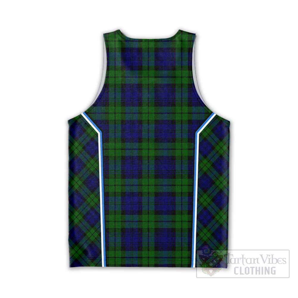 Bannatyne Tartan Crest Men Tank Top Scotland Coat of Arm Flag Style - Tartan Vibes Clothing