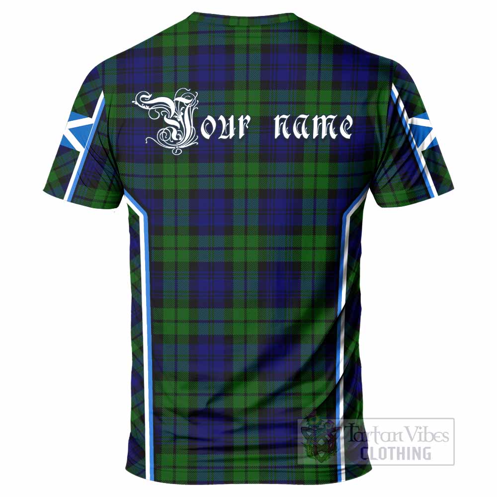 Bannatyne Tartan Crest T-shirt Scotland Coat of Arm Flag Style - Tartan Vibes Clothing