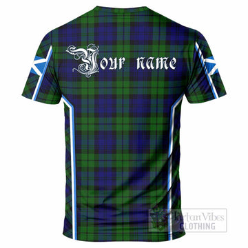 Bannatyne Tartan Crest T-shirt Scotland Coat of Arm Flag Style - Tartan Vibes Clothing