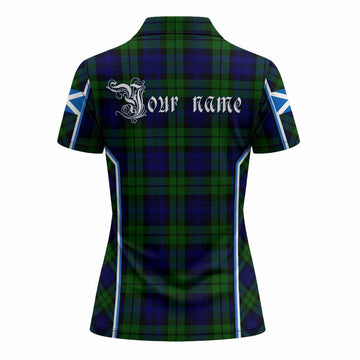 Bannatyne Tartan Crest Women's Polo Shirt Scotland Coat of Arm Flag Style - Tartan Vibes Clothing