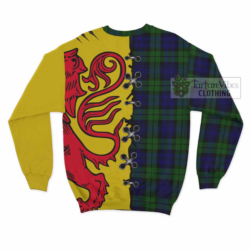 Bannatyne Tartan Family Crest Sweatshirt Lion Rampant Honor - Tartan Vibes Clothing