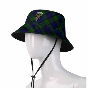 Bannatyne Tartan Fishing Hat with Family Crest