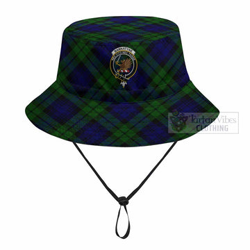 Bannatyne Tartan Fishing Hat with Family Crest