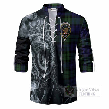 Bannatyne Tartan Ghillie Shirt Roaring Lion Heritage