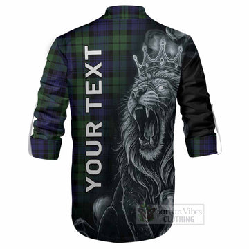Bannatyne Tartan Ghillie Shirt Roaring Lion Heritage