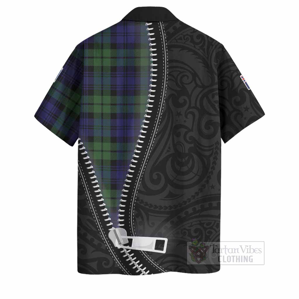 Bannatyne Tartan Hawaiian Shirt New Zealand Pattern Unique Zipper Stylized