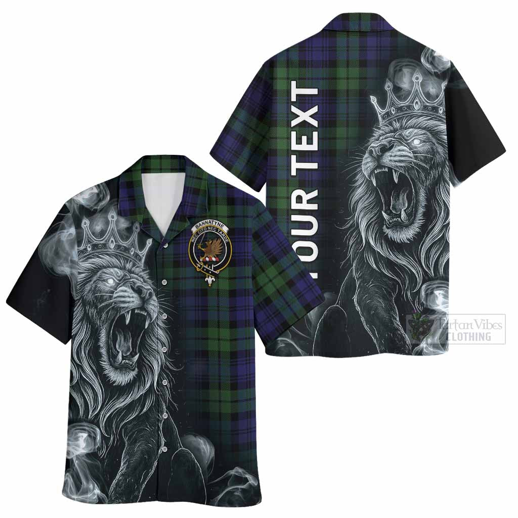 Bannatyne Tartan Hawaiian Shirt Roaring Lion Heritage
