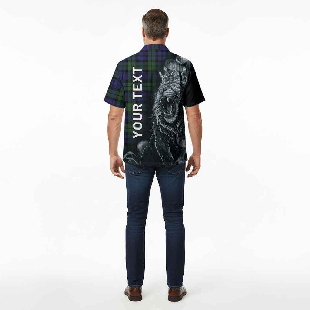 Bannatyne Tartan Hawaiian Shirt Roaring Lion Heritage