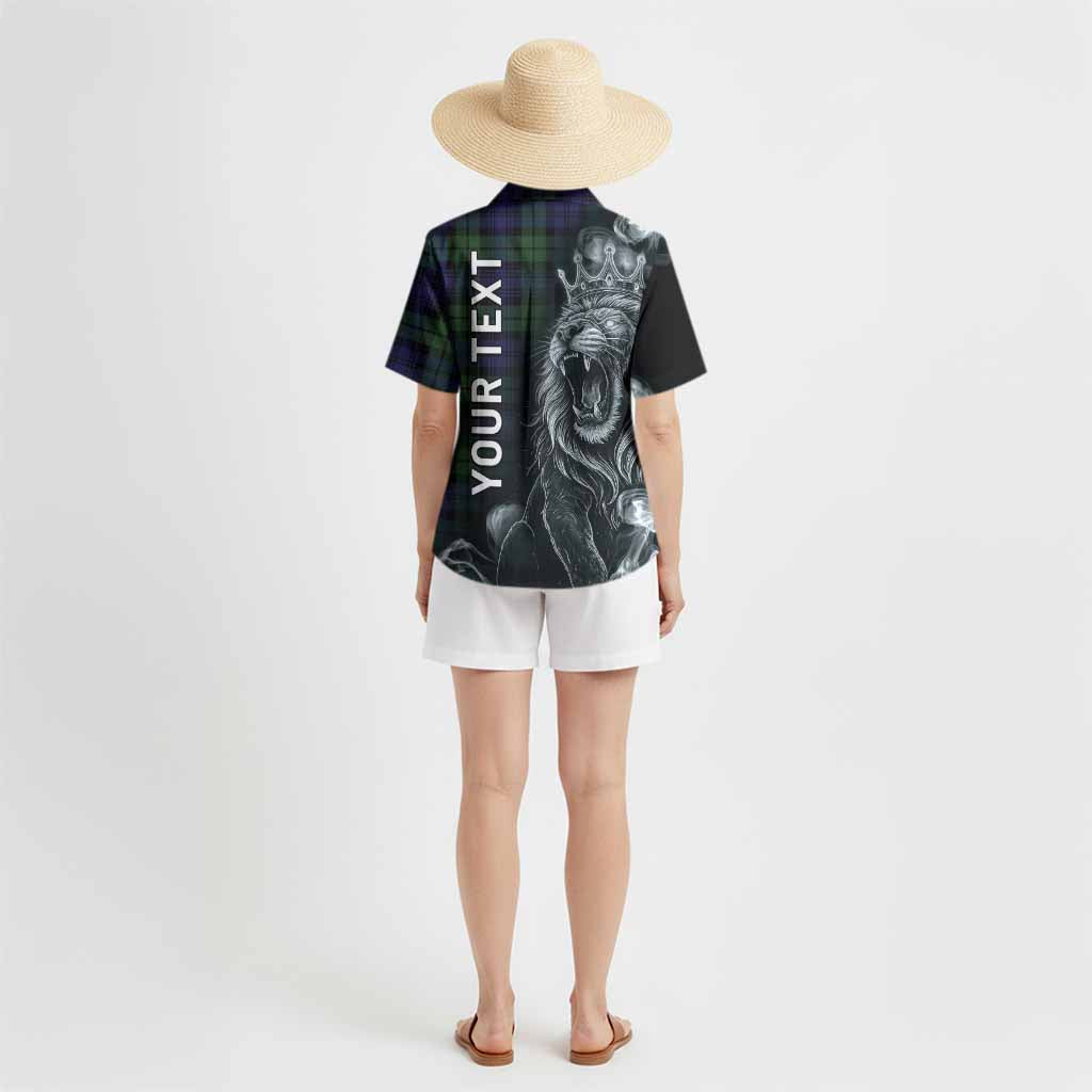 Bannatyne Tartan Hawaiian Shirt Roaring Lion Heritage