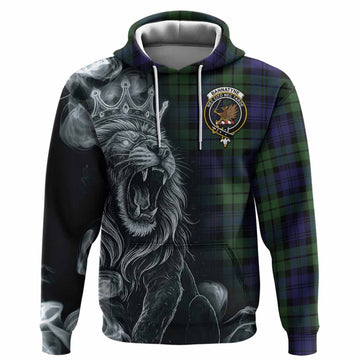 Bannatyne Tartan Hoodie Roaring Lion Heritage