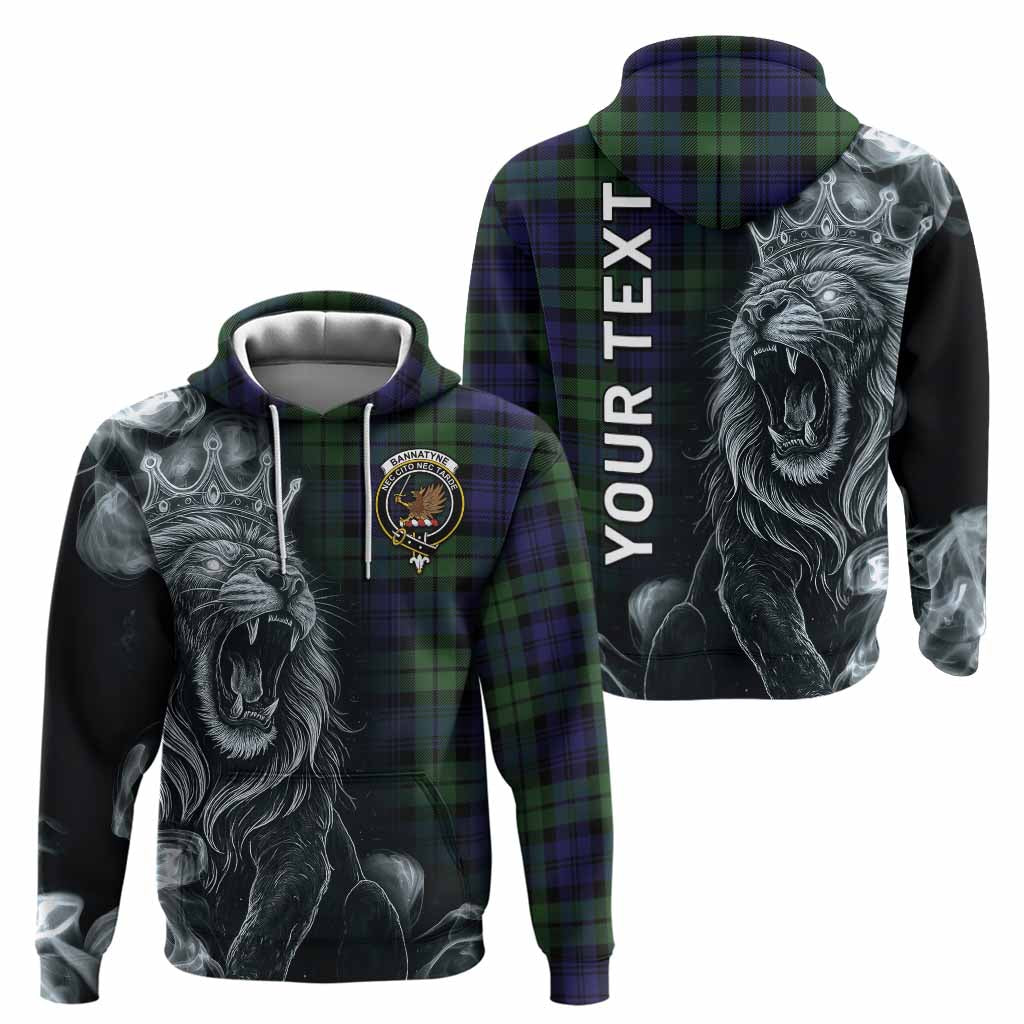 Bannatyne Tartan Hoodie Roaring Lion Heritage