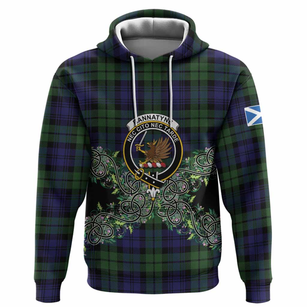 Bannatyne Tartan Hoodie Thistle Scottish Spirit