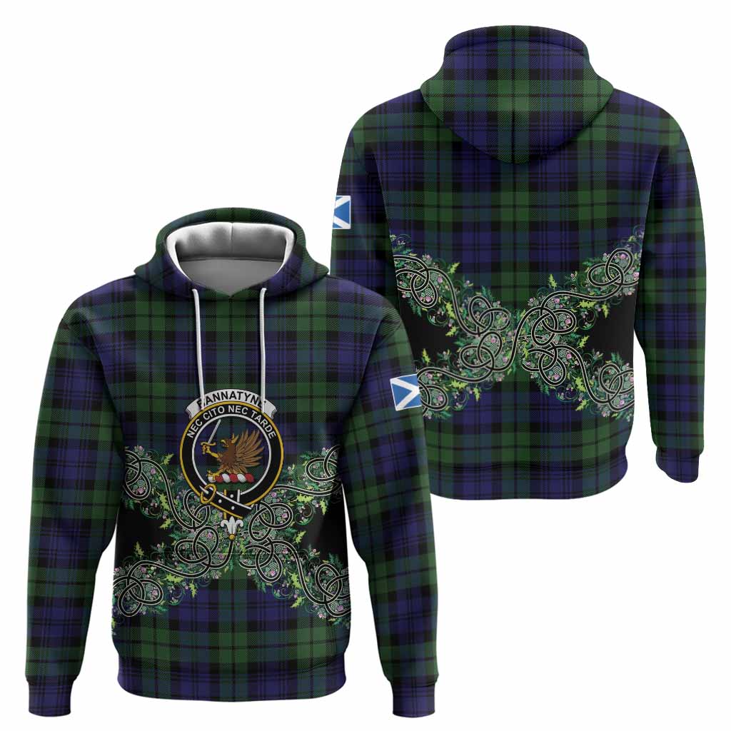 Bannatyne Tartan Hoodie Thistle Scottish Spirit