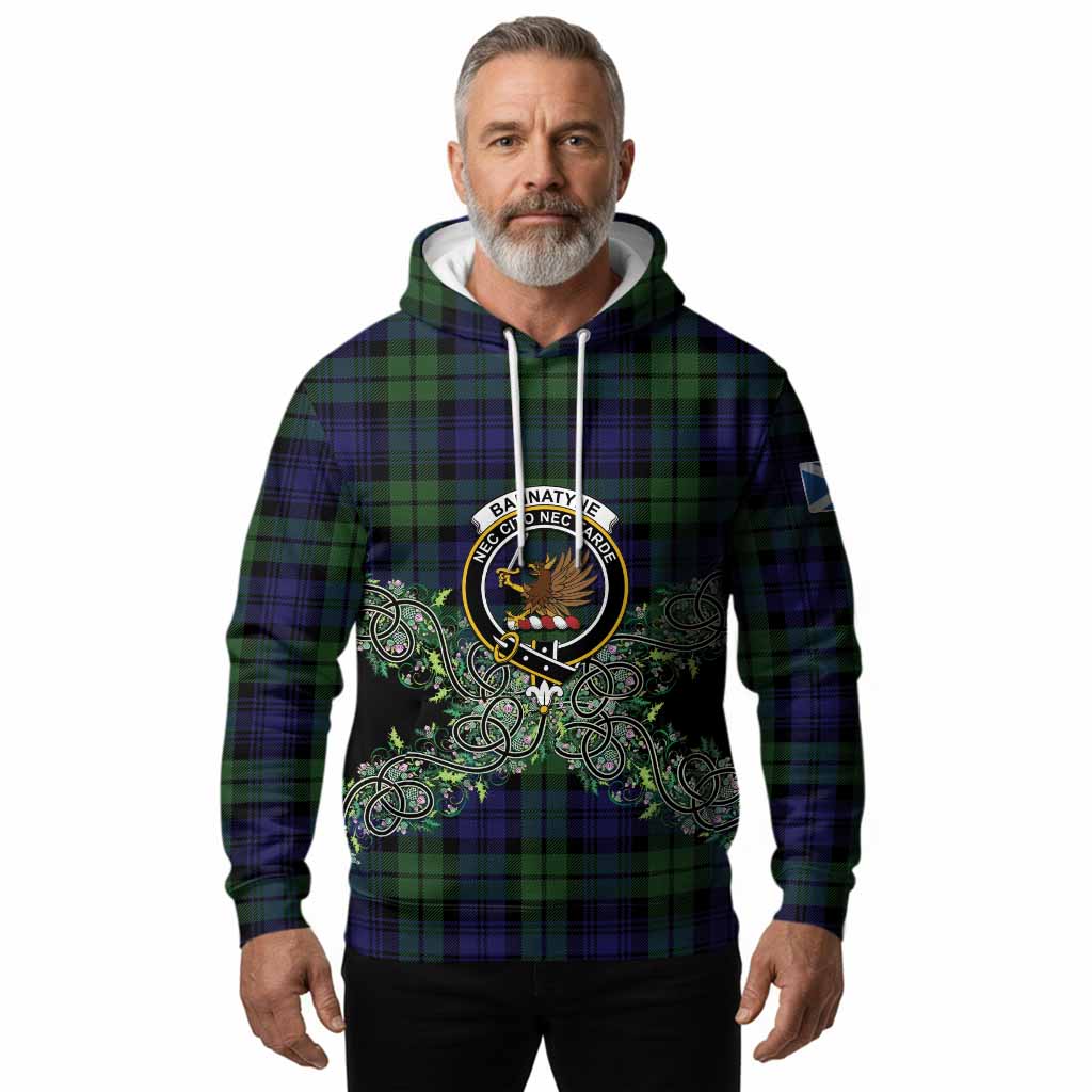 Bannatyne Tartan Hoodie Thistle Scottish Spirit
