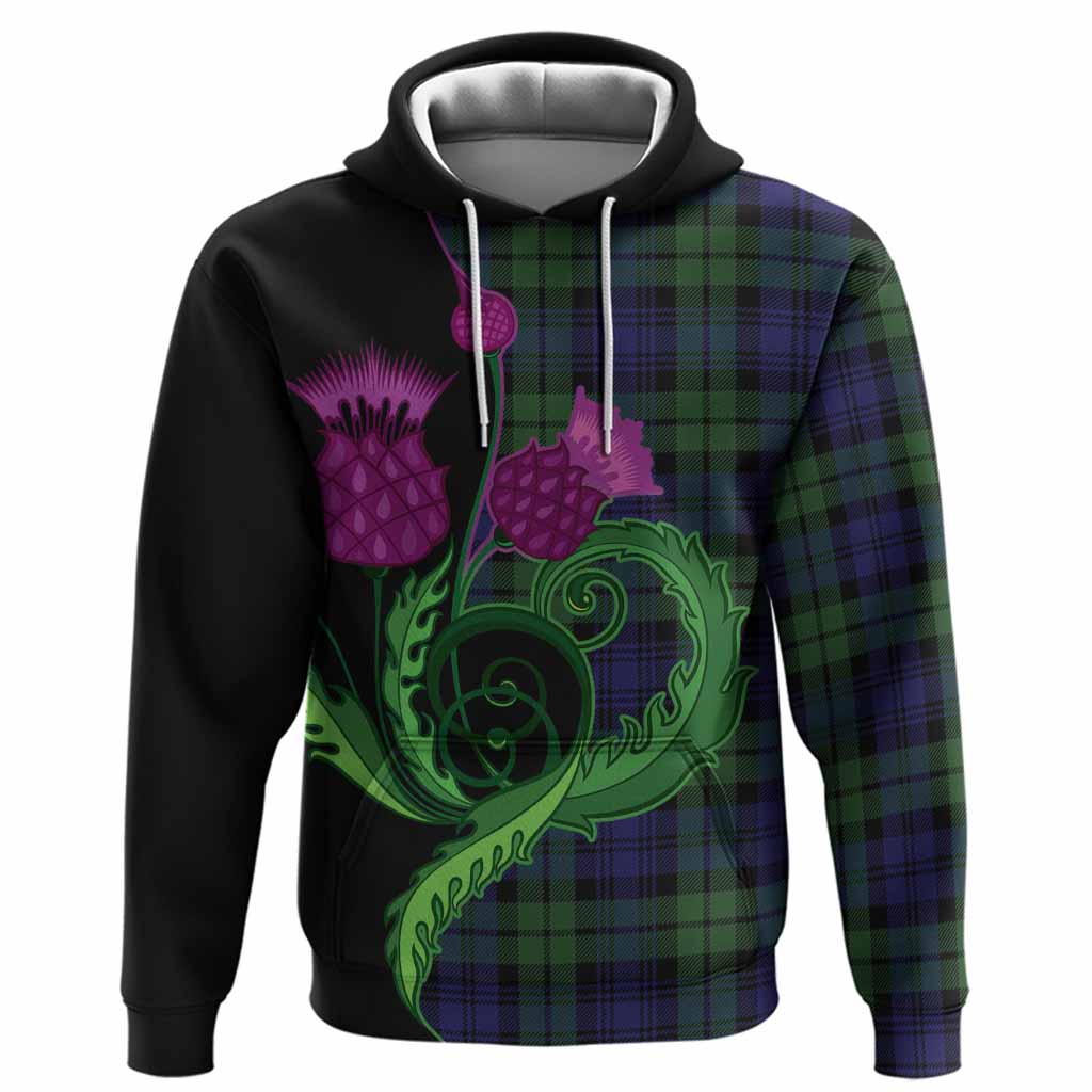 Bannatyne Tartan Hoodie Traditional Scottish Thistle