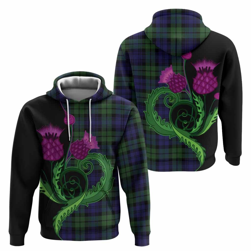 Bannatyne Tartan Hoodie Traditional Scottish Thistle