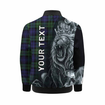 Bannatyne Tartan Kid Bomber Jacket Roaring Lion Heritage