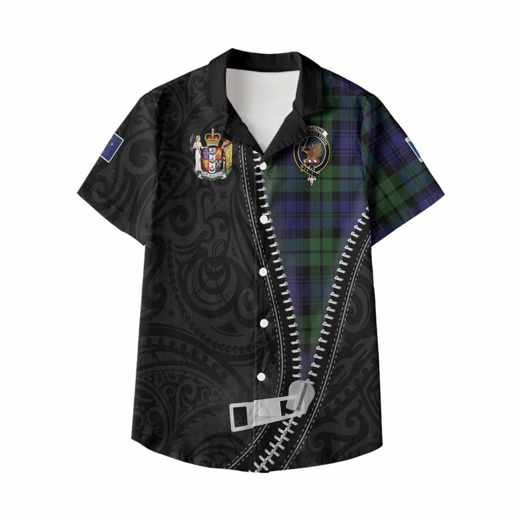 Bannatyne Tartan Kid Hawaiian Shirt New Zealand Pattern Unique Zipper Stylized