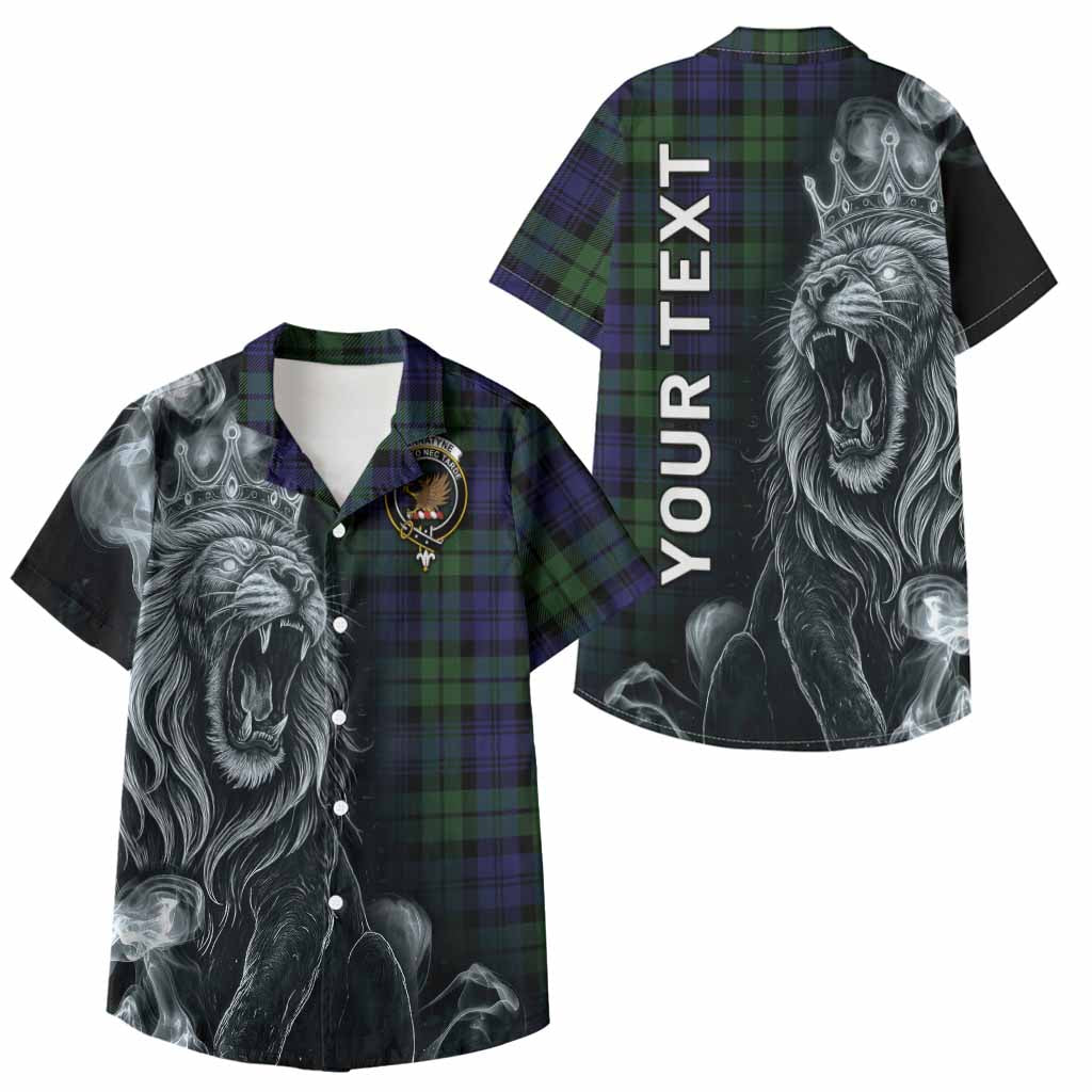 Bannatyne Tartan Kid Hawaiian Shirt Roaring Lion Heritage