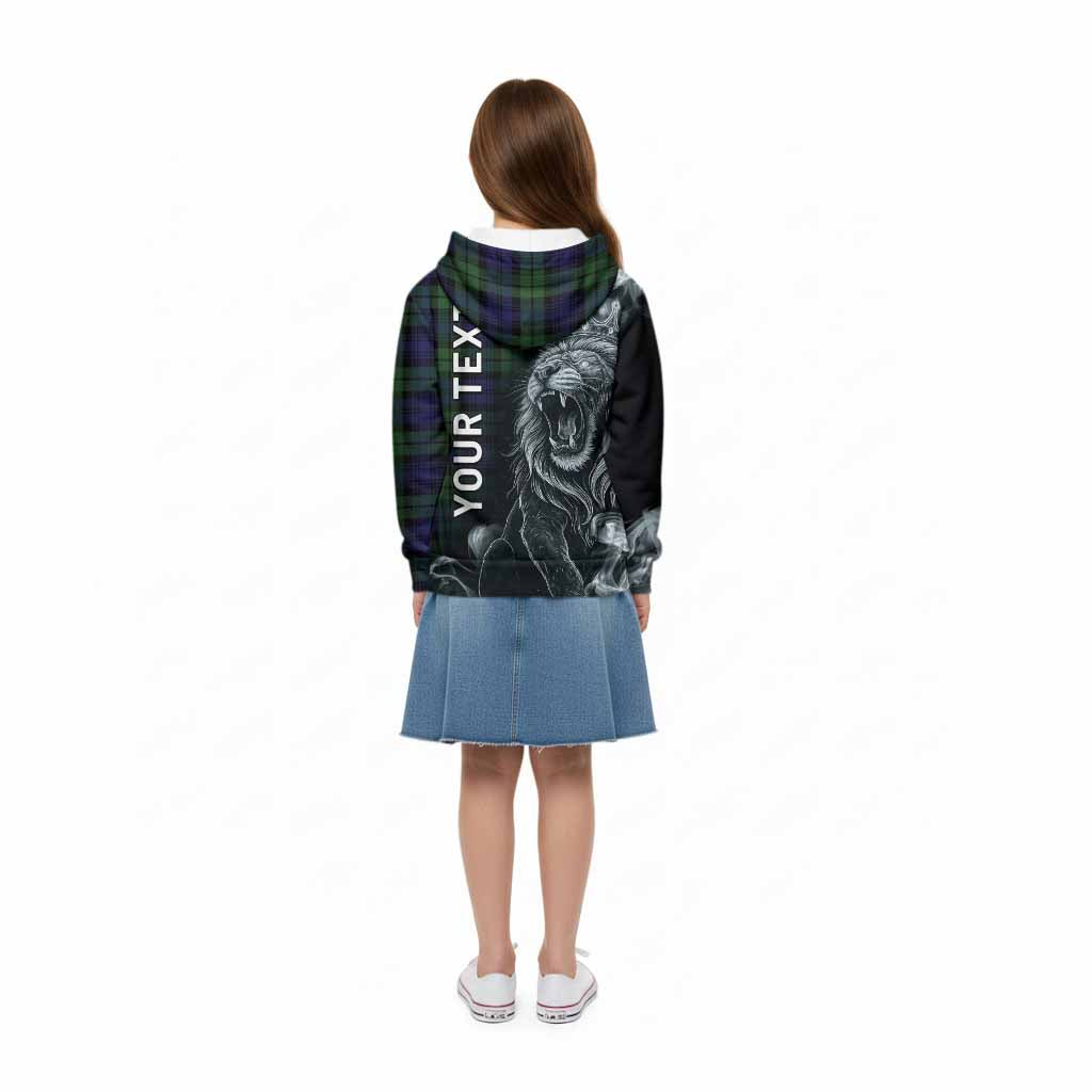 Bannatyne Tartan Kid Hoodie Roaring Lion Heritage