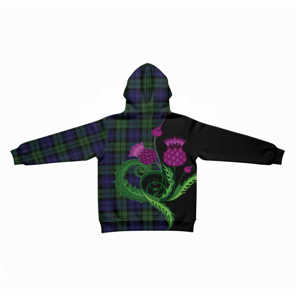 Bannatyne Tartan Kid Hoodie Traditional Scottish Thistle