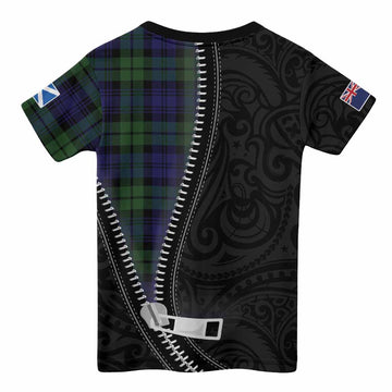Bannatyne Tartan Kid T-shirt New Zealand Pattern Unique Zipper Stylized