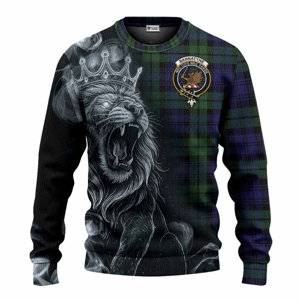 Bannatyne Tartan Knitted Sweater Roaring Lion Heritage