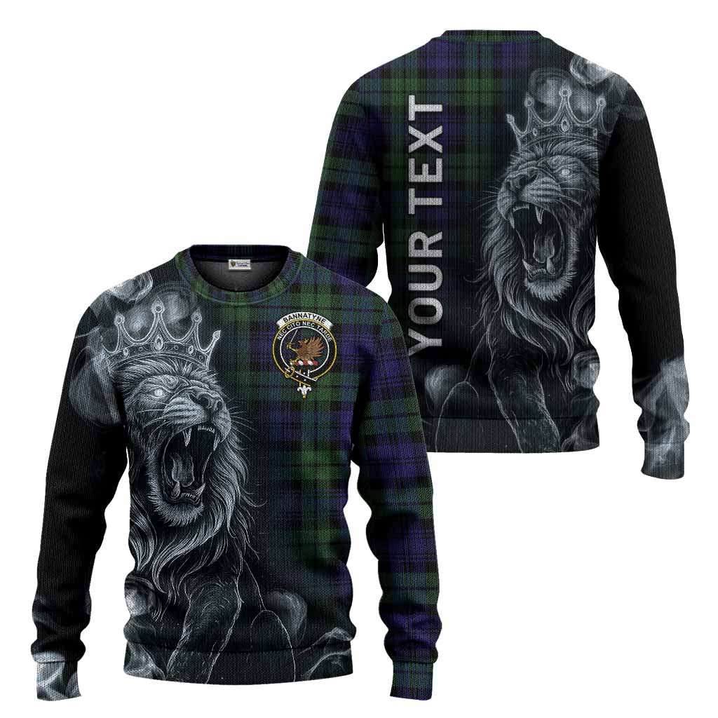 Bannatyne Tartan Knitted Sweater Roaring Lion Heritage