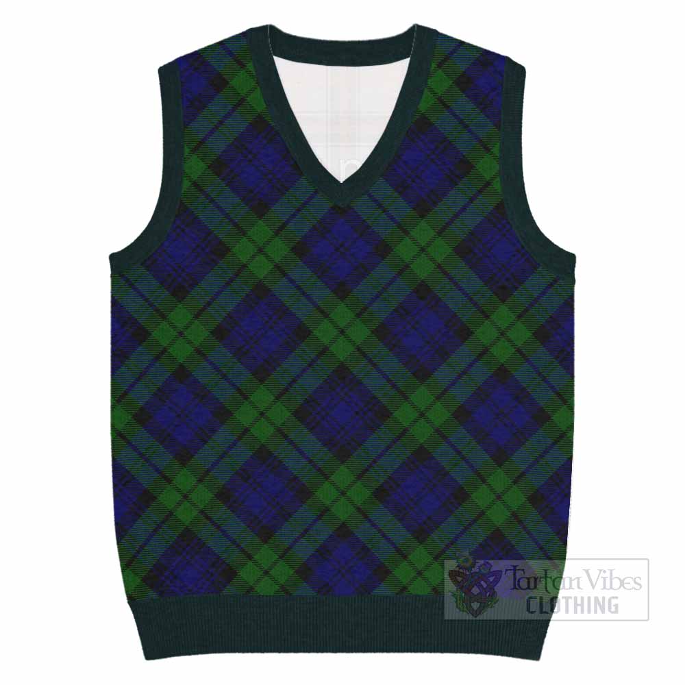 Bannatyne Tartan  Knitted V-Neck Vest Cross Style